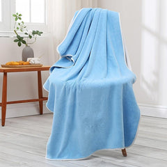 Extra Thick Non-Embroidered Bath Towel Orange Light - 70x55in