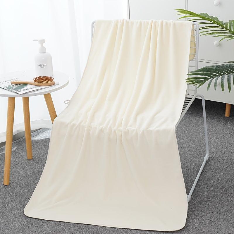 Extra Thick Non-Embroidered Bath Towel Orange Light - 70x55in