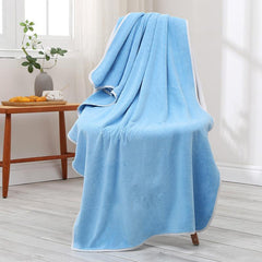 Extra Thick Non-Embroidered Bath Towel Orange Light - 70x55in