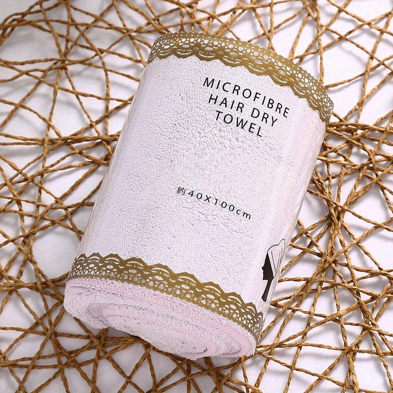 Large Microfiber Hair Towel Soft Quick Drying Towel for Women