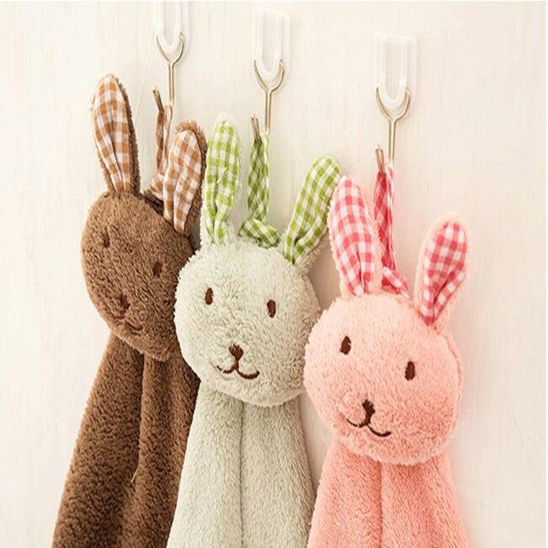 Rabbit Pattern Hanging Towel for Kitchen & Bathroom