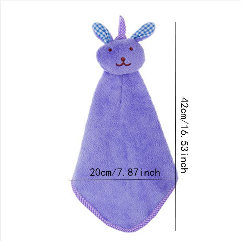 Rabbit Pattern Hanging Towel for Kitchen & Bathroom