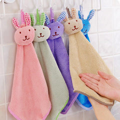 Rabbit Pattern Hanging Towel for Kitchen & Bathroom