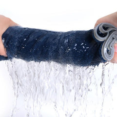 Soft Coral Velvet Hand Towel for Adults, Absorbent Face Wash Cloth, 71x12x35cm