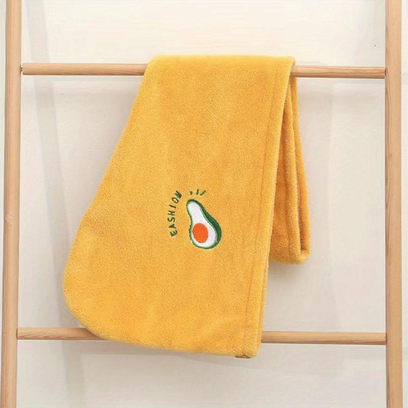 Soft Hair Drying Cap Embroidered Hair Towel Absorbent Quick-drying Shower Cap