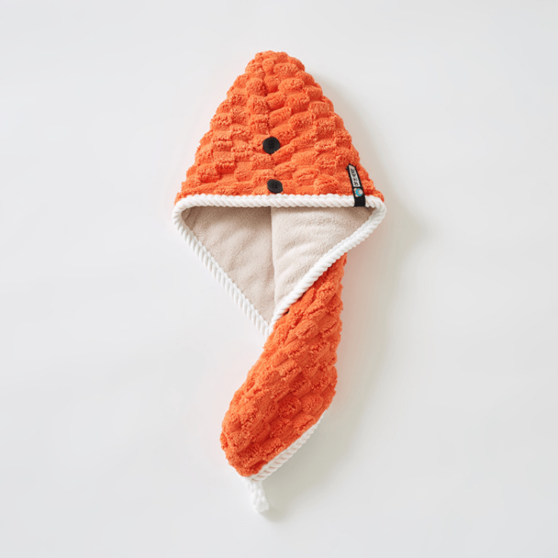 Coral Fleece Hair Drying Cap Double Layer Thick Hair Towel