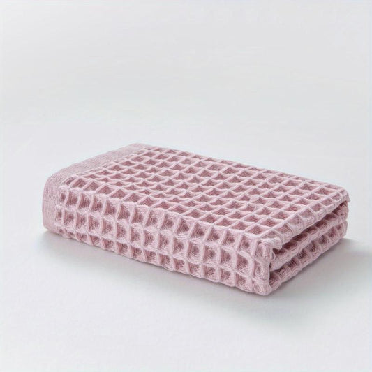 Cotton Waffle Wash Cloth Soft Absorbent Towel Bathroom Accessories