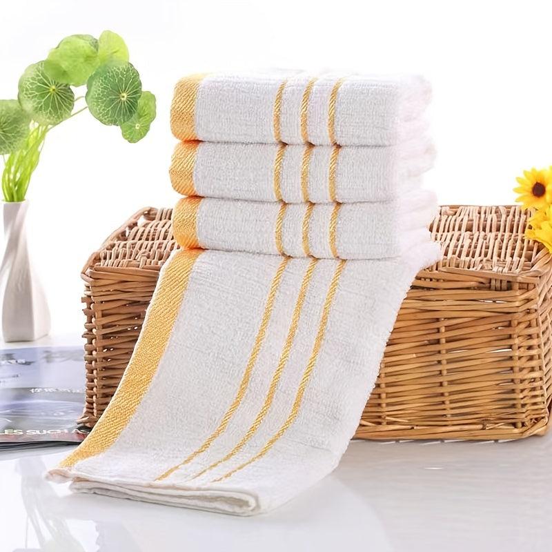 Striped Pattern Small Hand Towel Cotton Soft Skin-friendly Face