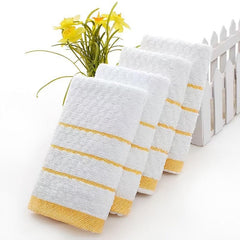 Striped Pattern Small Hand Towel Cotton Soft Skin-friendly Face