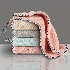 5pcs Absorbent Cleaning Towel for Bathroom and Kitchen, 9.84x10.62in