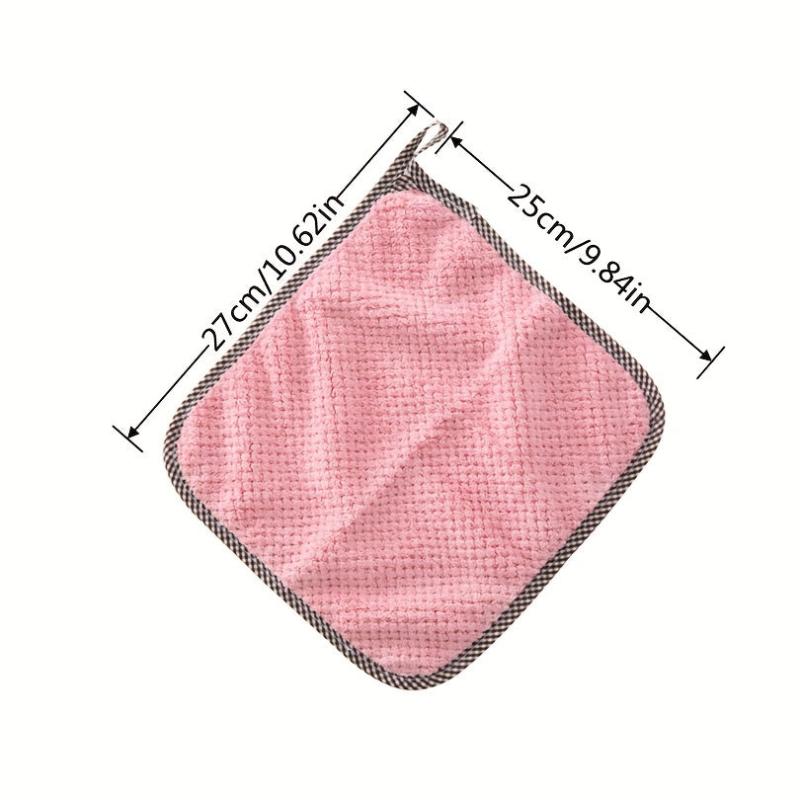 5pcs Absorbent Cleaning Towel for Bathroom and Kitchen, 9.84x10.62in