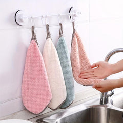 5pcs Absorbent Cleaning Towel for Bathroom and Kitchen, 9.84x10.62in