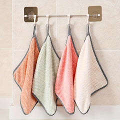 5pcs Absorbent Cleaning Towel for Bathroom and Kitchen, 9.84x10.62in