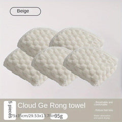 5pcs Soft Hand Towels for Home Bathroom