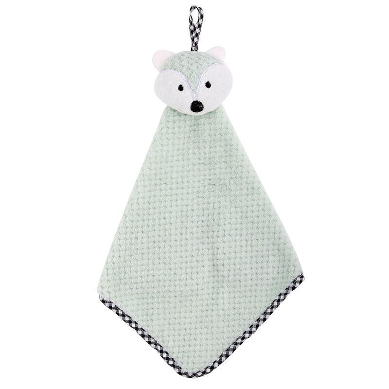 Cartoon Coral Fleece Towel for Bathroom & Kitchen