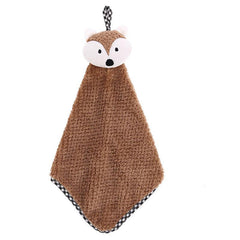 Cartoon Coral Fleece Towel for Bathroom & Kitchen