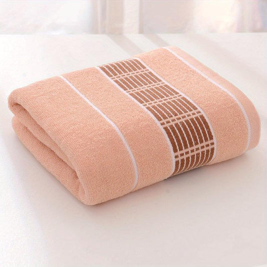 Soft Skin-friendly Bath Towel Absorbent Plain Towel 27x55in