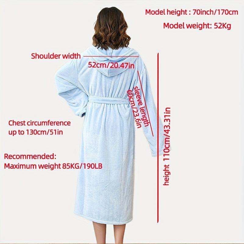 Adjustable Wearable Bathrobe for Adults Large Towels