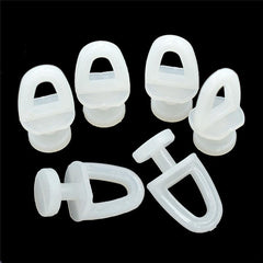 20pcs Curtain Track Rollers Plastic Drapery Rail Sliding Glider
