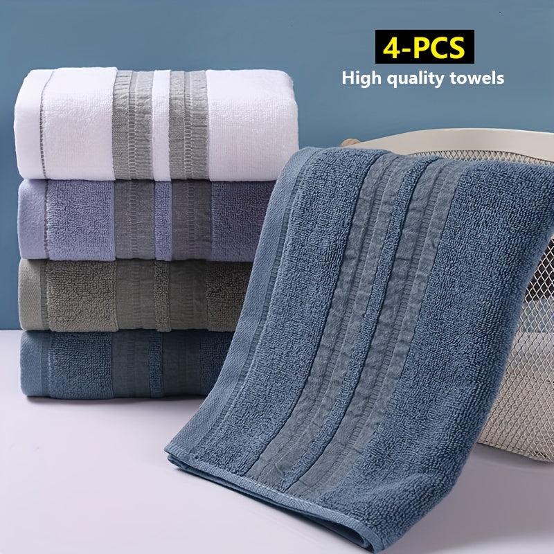 4pcs Soft and Absorbent Hand Towel for Home Bathroom and Travel 13x29in