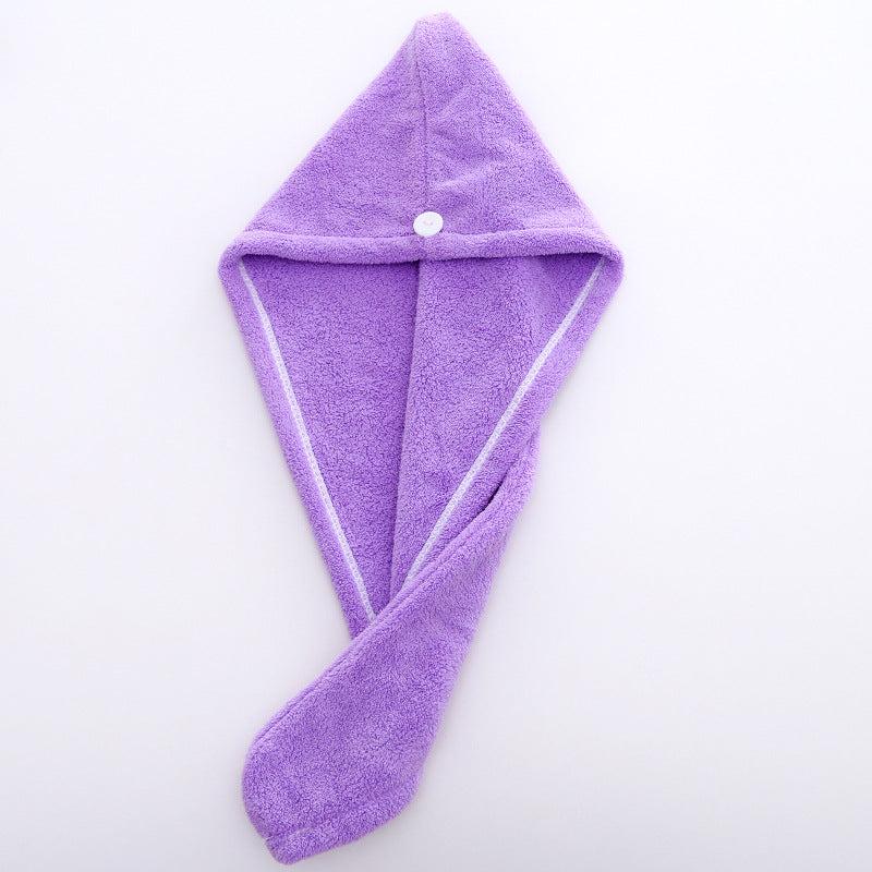 Coral Fleece Hair Towel Absorbent Quick Drying Scrunchies