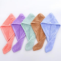 Coral Fleece Hair Towel Absorbent Quick Drying Scrunchies
