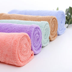 Coral Fleece Hair Towel Absorbent Quick Drying Scrunchies