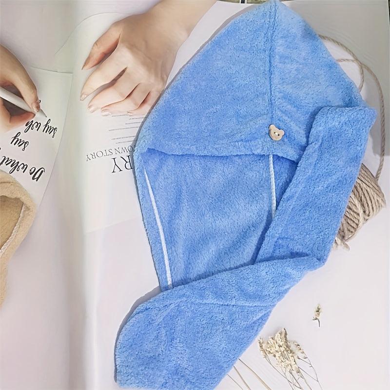 Soft Hair Drying Cap Hair Towel Bathroom Supplies