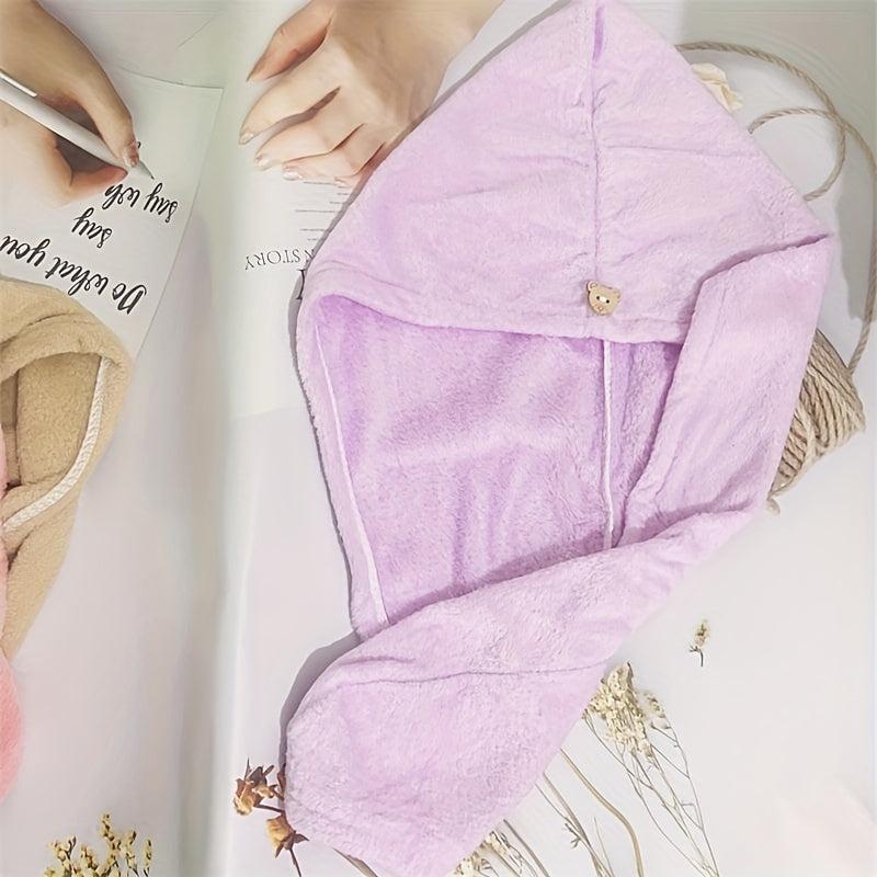 Soft Hair Drying Cap Hair Towel Bathroom Supplies