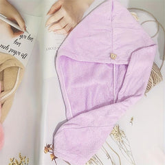 Soft Hair Drying Cap Hair Towel Bathroom Supplies