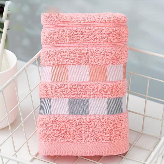 Striped Pattern Hand Towel Cotton Soft Face Towel