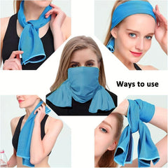 4pc Sport Cooling Towel Adult Neck Ice Towel Soft And Breathable