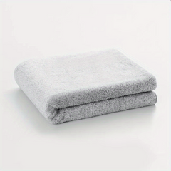 2pcs Bamboo Charcoal Bath Towel Soft Absorbent Towel