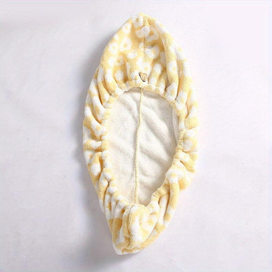 Women's Soft Hair Drying Cap Quick-drying Shower Towel