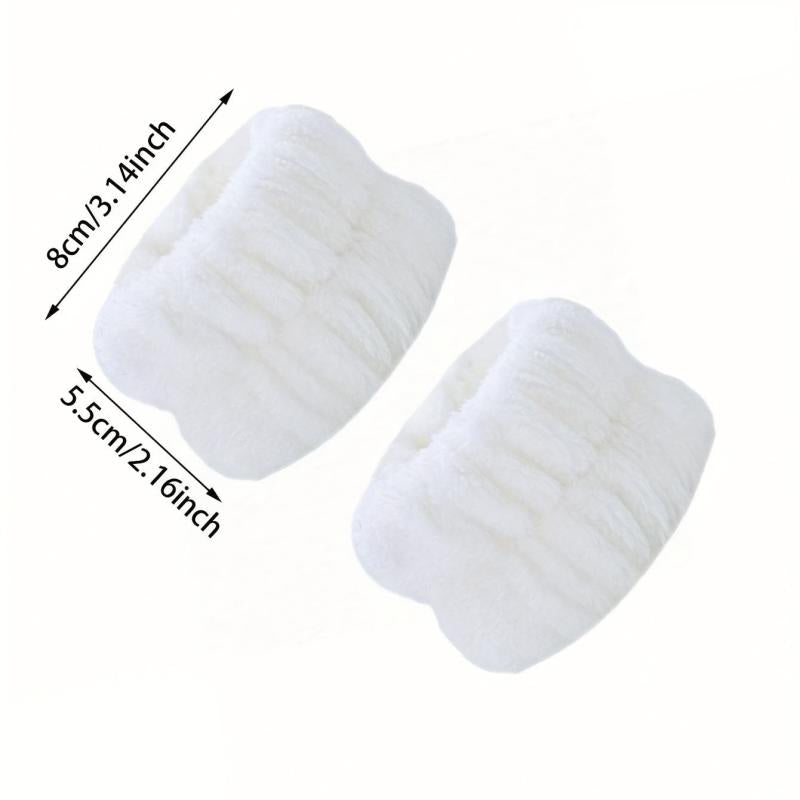 2pcs Microfiber Wrist Washband Absorbent and Moisture Proof Wrist Strap