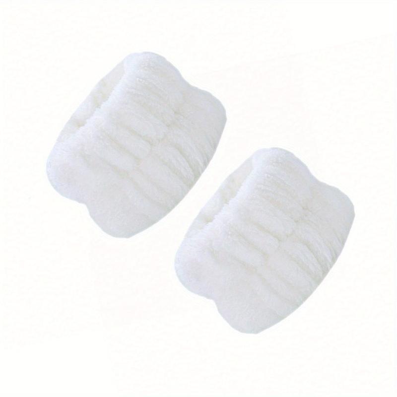 2pcs Microfiber Wrist Washband Absorbent and Moisture Proof Wrist Strap