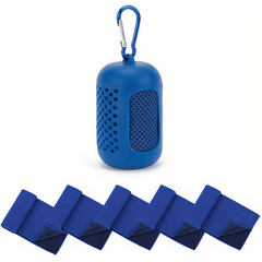 5pcs Sport Towel With Silicone Sleeve Bag 29.97x89 Hand Towel