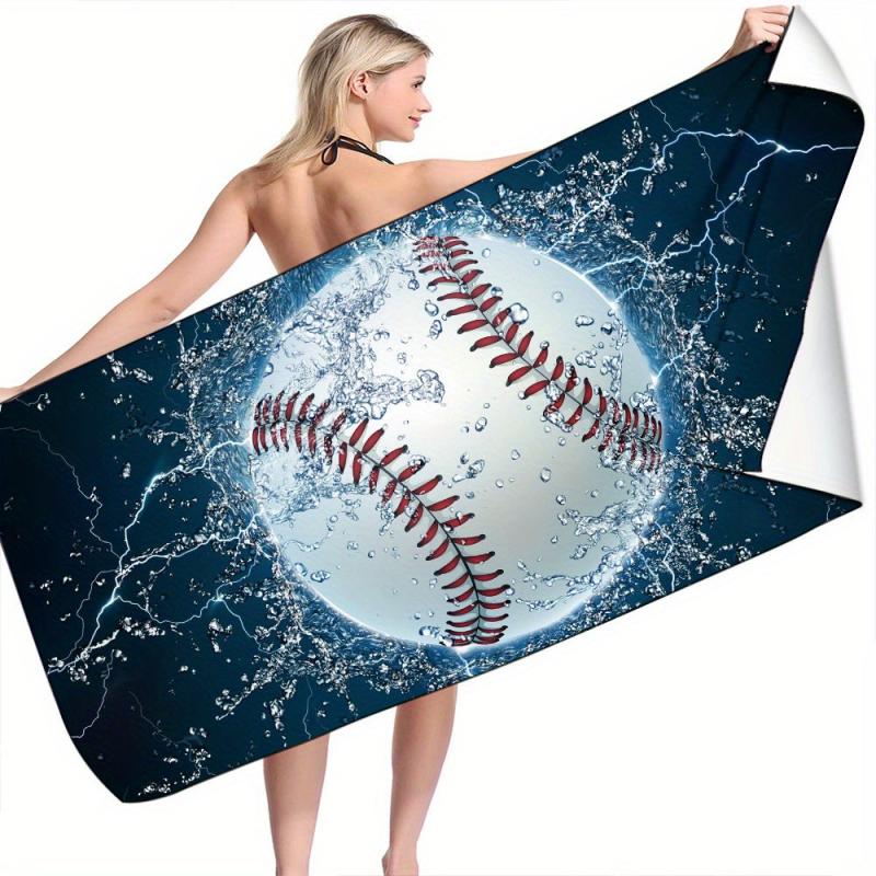 Ball Pattern Beach Towel Quick Drying Soft Absorbent Beach Towel