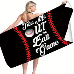 Ball Pattern Beach Towel Quick Drying Soft Absorbent Beach Towel