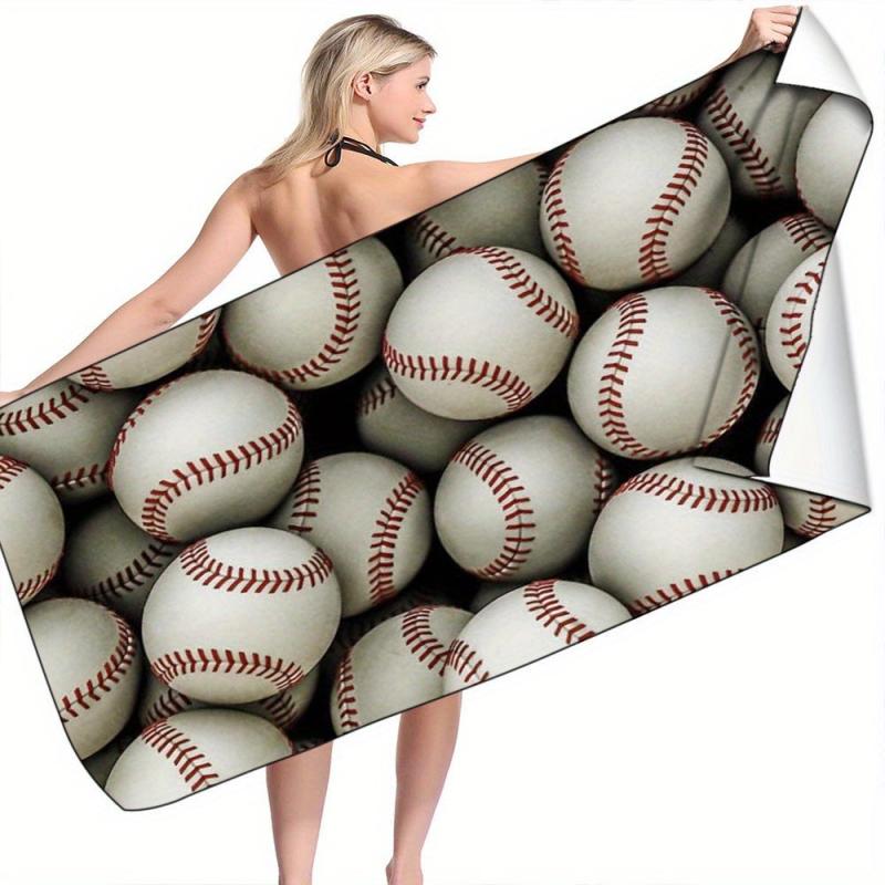 Ball Pattern Beach Towel Quick Drying Soft Absorbent Beach Towel