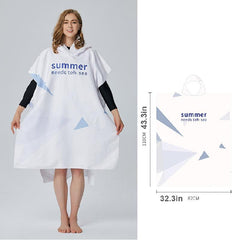 Quick Drying Hooded Beach Towel for Adults