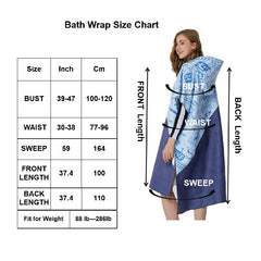 Quick Drying Hooded Beach Towel for Adults