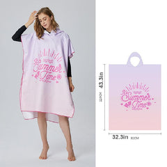 Quick Drying Hooded Beach Towel for Adults