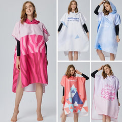Quick Drying Hooded Beach Towel for Adults