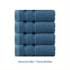 Bamboo Fiber Hand Towel Soft Skin-Friendly Face Towel Plain Absorbent Towel