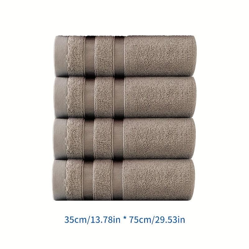 Bamboo Fiber Hand Towel Soft Skin-Friendly Face Towel Plain Absorbent Towel