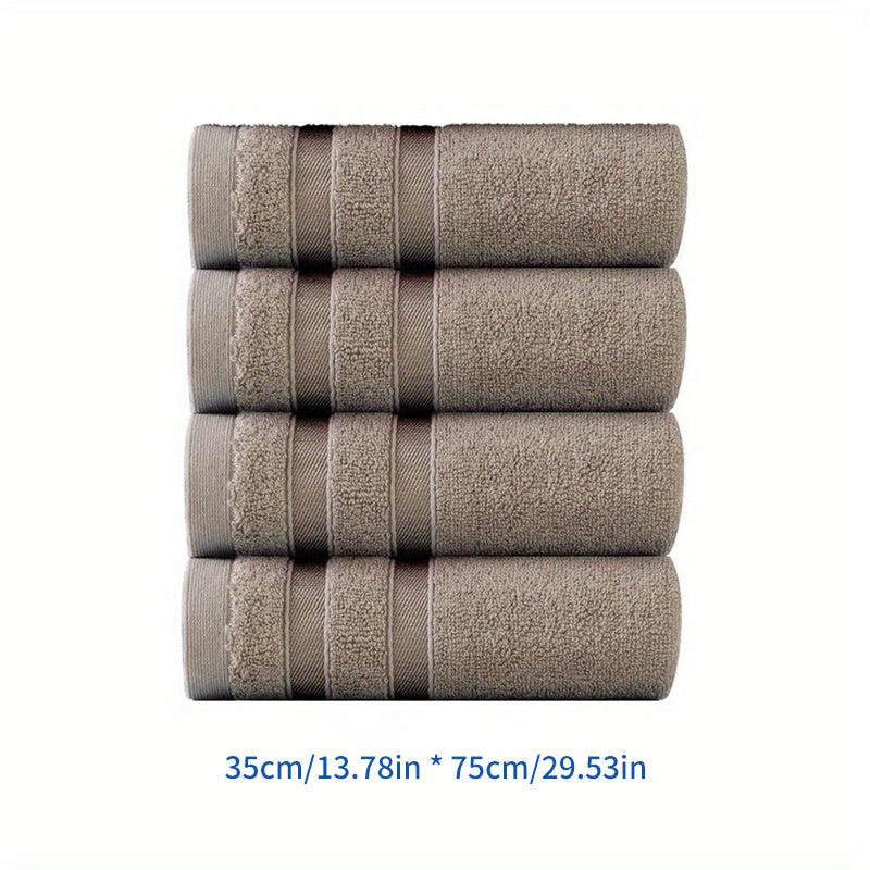 Bamboo Fiber Hand Towel Soft Skin-Friendly Face Towel Plain Absorbent Towel