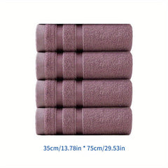 Bamboo Fiber Hand Towel Soft Skin-Friendly Face Towel Plain Absorbent Towel