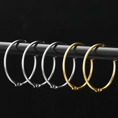 10pcs Metal Round Shower Curtain Hook Ring Extra Thick Bathroom Hook