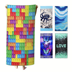 High Microfiber Beach Towel Quick Drying Soft Absorbent Beach Towel